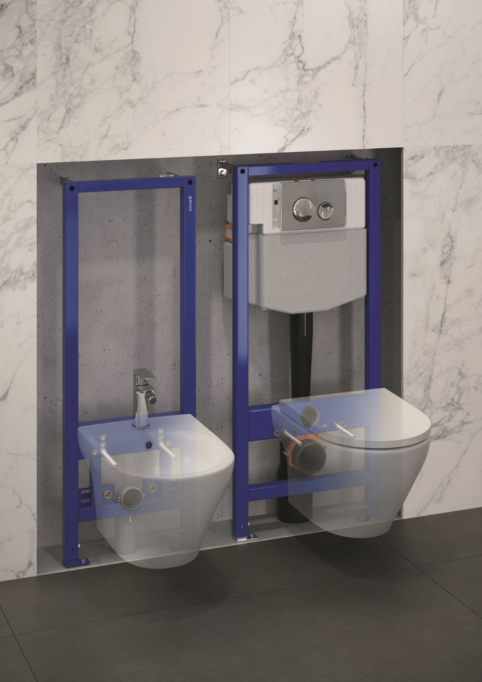 stelaż instalacyjny montaż