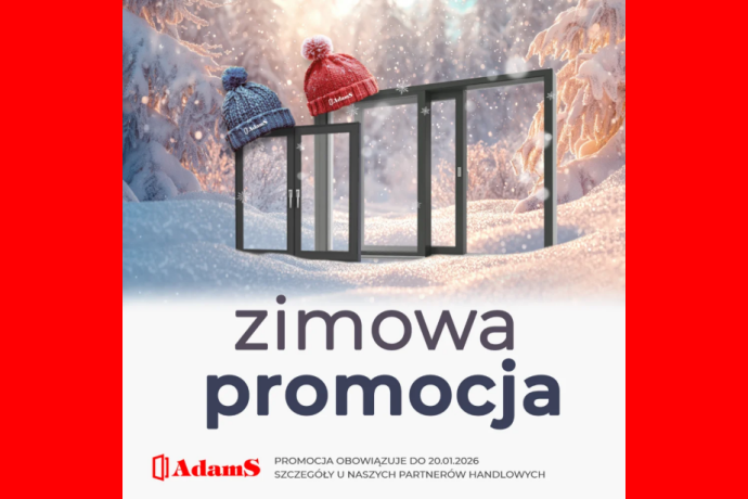 "Kolor z jednej strony GRATIS!" - nowa promocja na okna ELEGANT od AdamS. Sprawdź, do kiedy trwa i jakie kolory obejmuje?