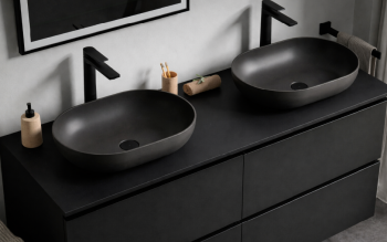 Czerń w łazience to więcej niż kolor: Styl, funkcja i technologia