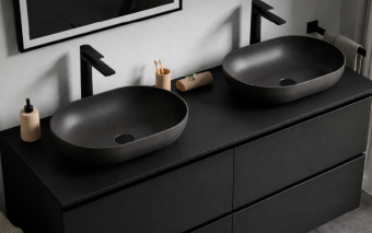 Czerń w łazience to więcej niż kolor: Styl, funkcja i technologia