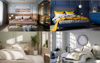 Designerska sypialnia: 4 pomysły na odważną aranżację z kolorem i światłem