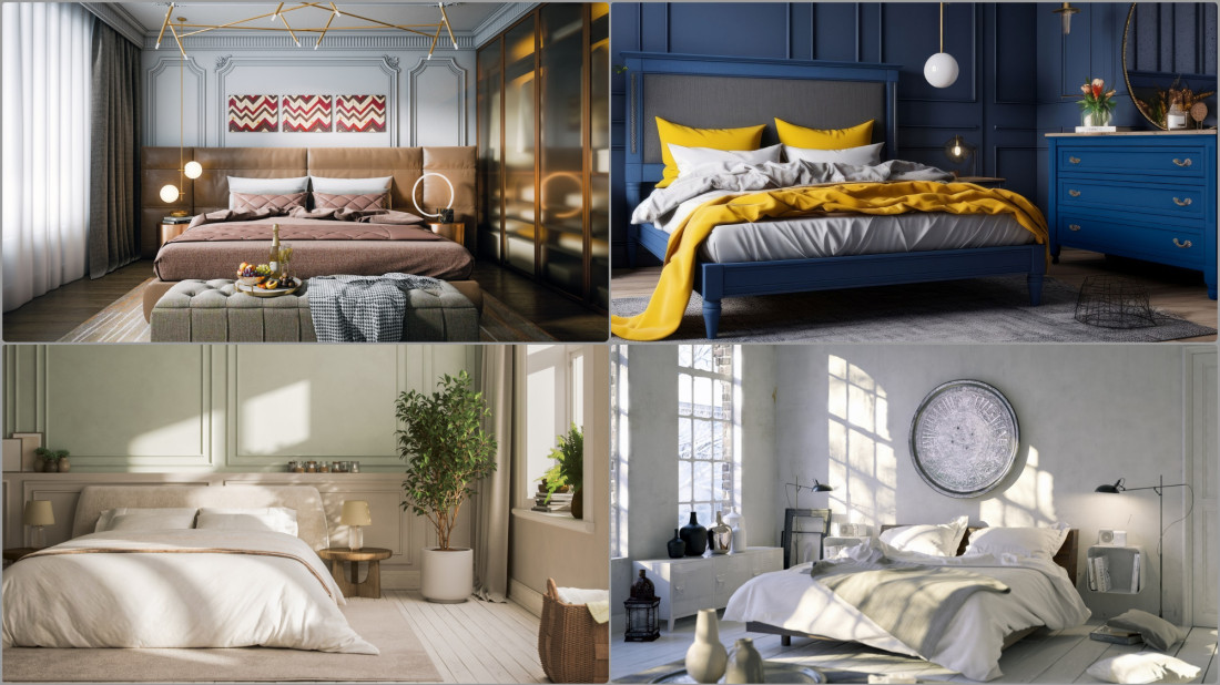 Designerska sypialnia: 4 pomysły na odważną aranżację z kolorem i światłem