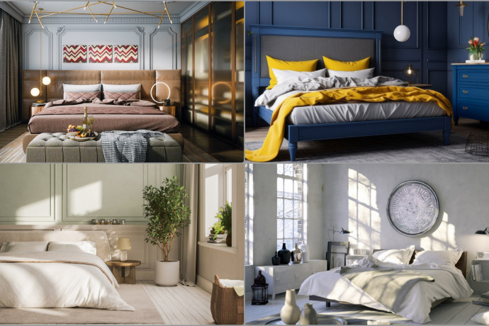 Designerska sypialnia: 4 pomysły na odważną aranżację z kolorem i światłem