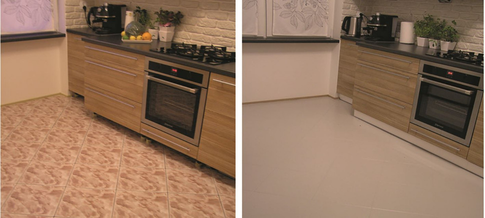 malowanie płytek na podłodze