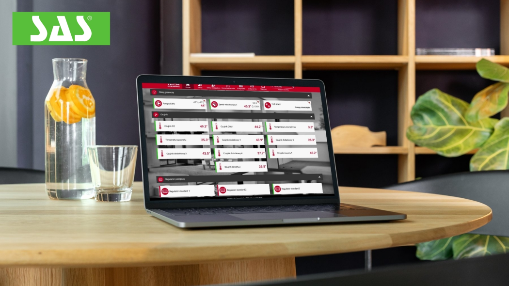 Cyfrowa obsługa sterowania kotłów SAS - zdalna kontrola nowoczesnej instalacji grzewczej