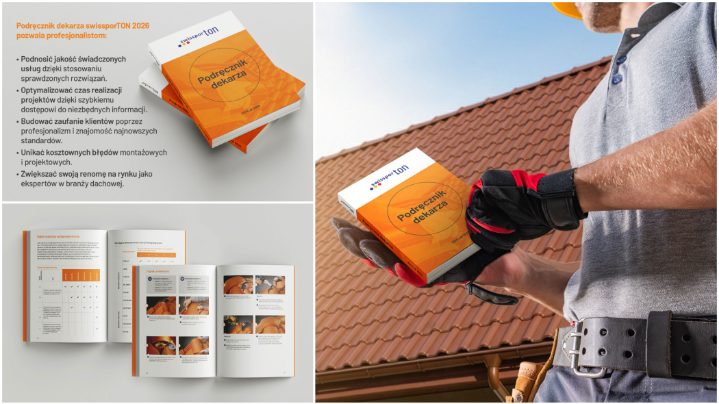 "Podręcznik dekarza swissporTON 2026" - kompleksowe kompendium wiedzy dla profesjonalistów