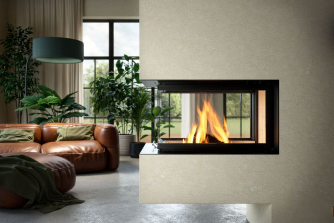 Ogień w zawieszeniu. Jak kominki Brunner zmieniają definicję salonu?