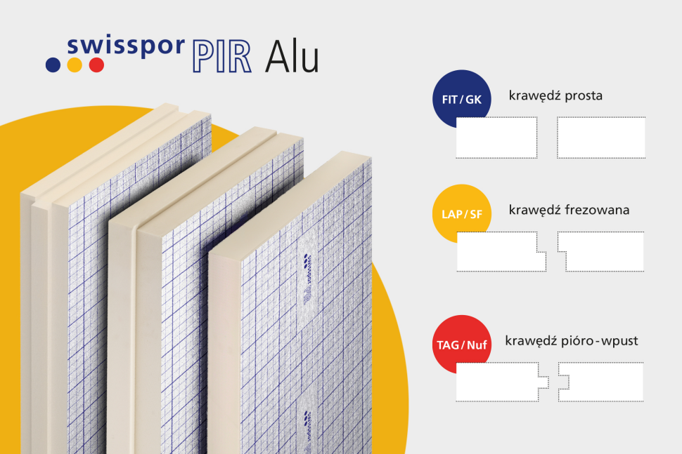 swissporPIR Alu stosowany jest często tam, gdzie istotne są oszczędność miejsca oraz zwiększenie powierzchni użytkowej
