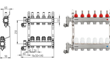 F-Comfort od FERRO: nowe rozdzielacze do ogrzewania podłogowego z trwałą stalą nierdzewną i łatwą regulacją