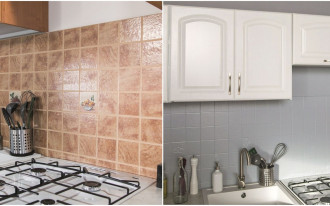 Masz stare płytki w kuchni? Pomaluj je zamiast skuwać - to szybka i tania metamorfoza