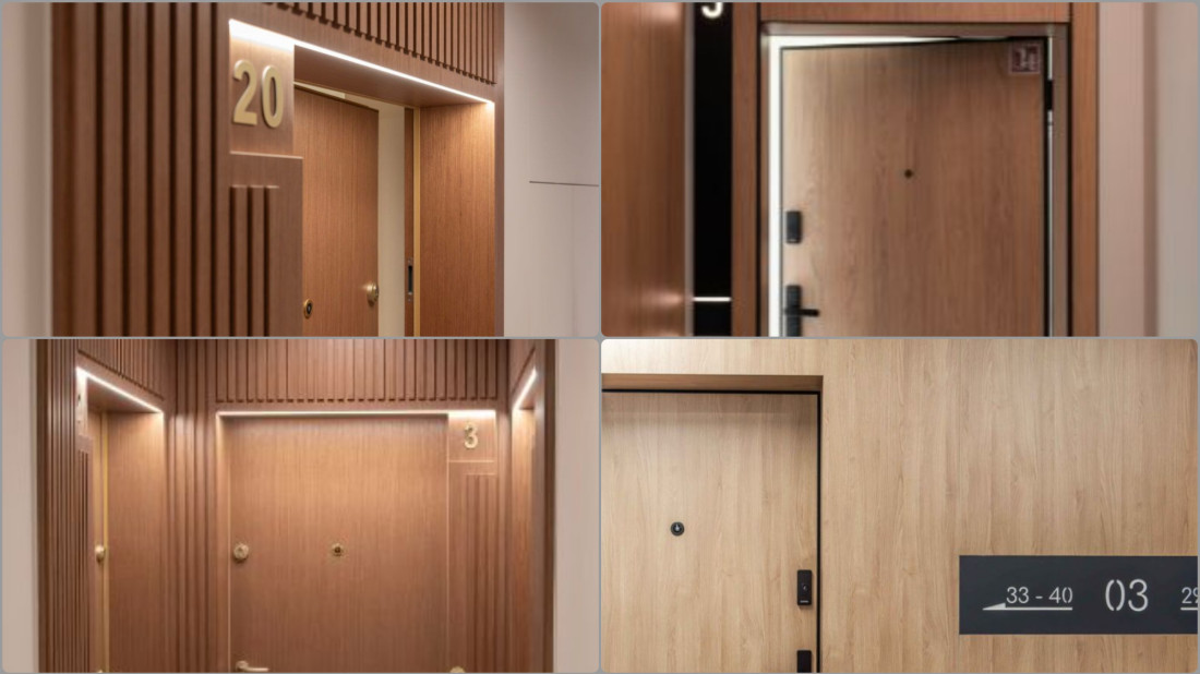 Portal wokół drzwi wejściowych do mieszkania - estetyka i wyższy standard inwestycji