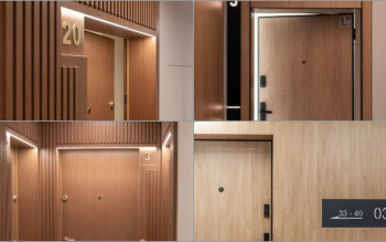 Portal wokół drzwi wejściowych do mieszkania - estetyka i wyższy standard inwestycji