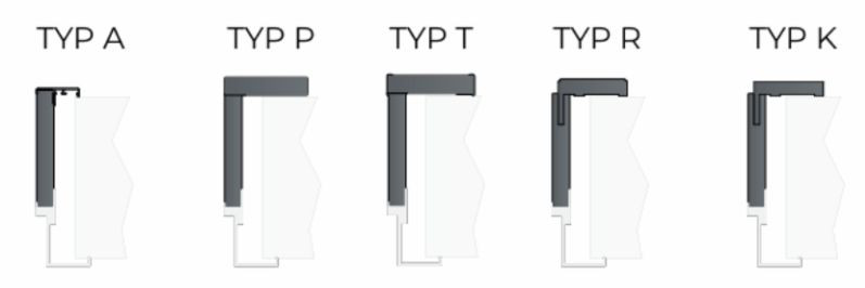 Rodzaje zabudowy drzwi ENTRA