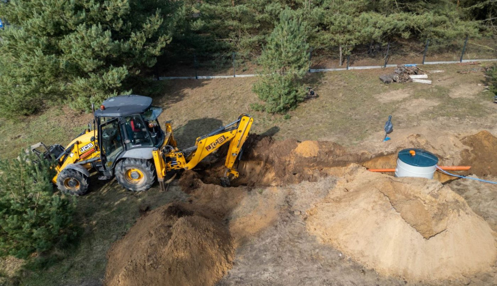 ile miejsca na działce na oczyszczalnie