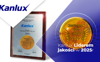 Kanlux ze złotym godłem Konsumenckiego Lidera Jakości 2025 w kategorii Źródła LED