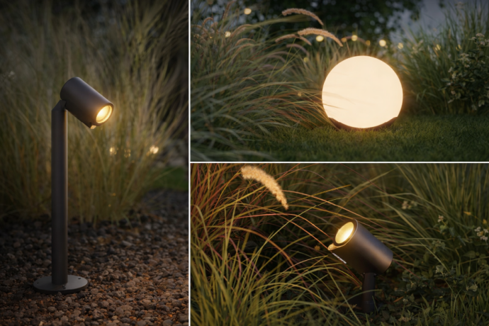 Nowoczesne oświetlenie STEINEL 24V od Lange Łukaszuk