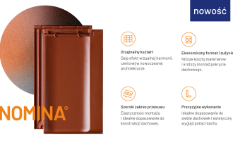 NOMINA - nowa dachówka ceramiczna marki swissporTON