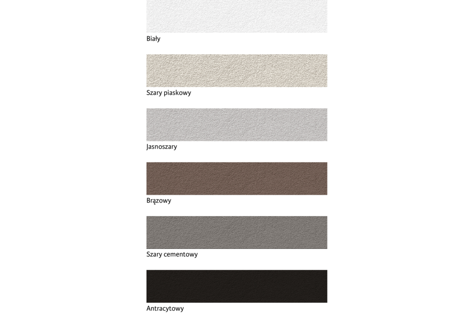 Elewacja Elabrick - dostępna kolorystyka fug