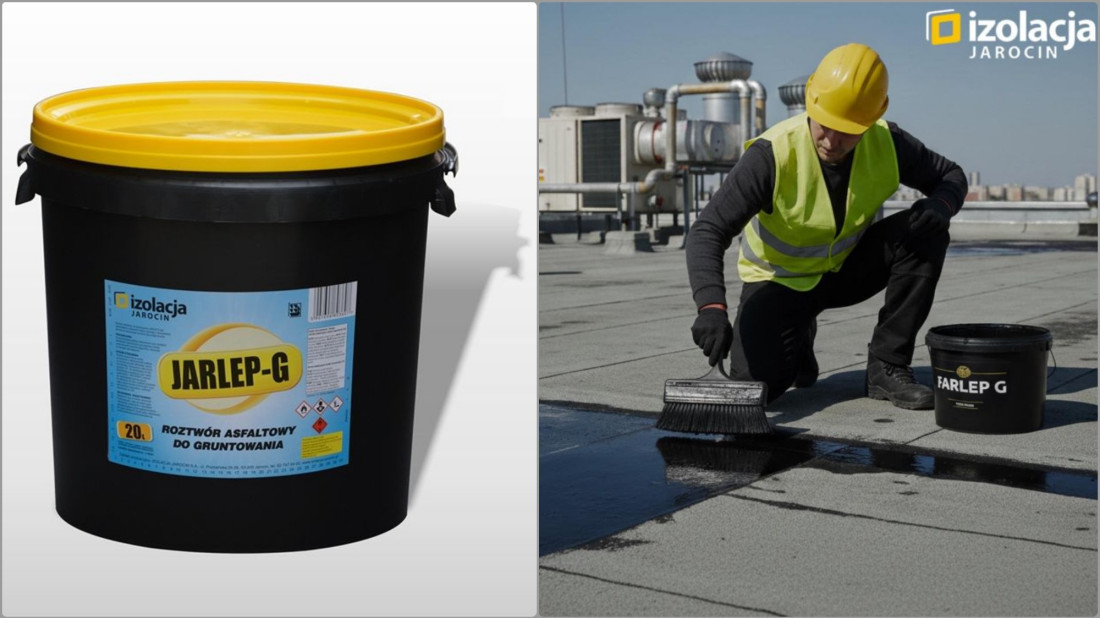 JARLEP G – grunt asfaltowy na zimno pod papę i izolacje