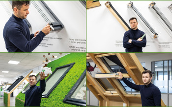 Okna dachowe FAKRO GREENVIEW - optymalna tempreatura na poddaszu przez cały rok