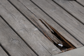 Czy można zapobiec pękaniu czoła desek tarasowych?