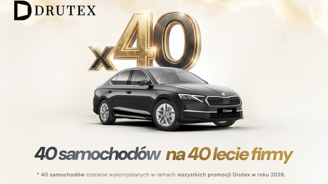 Jubileusz pełen emocji: 40 samochodów na 40-lecie firmy Drutex
