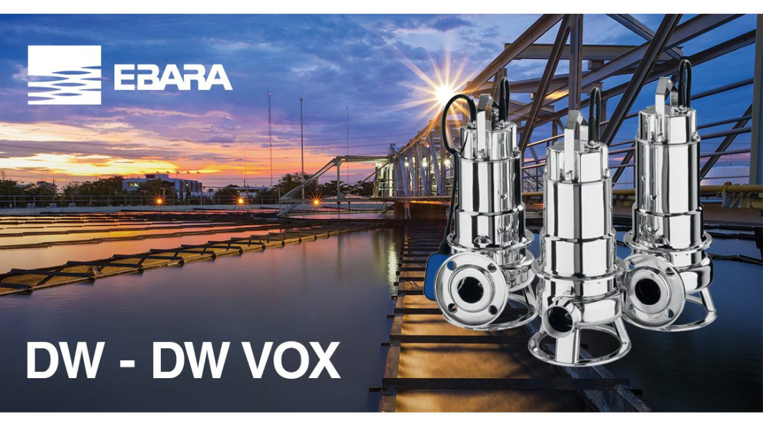EBARA DW i DW-VOX: pompy ze stali nierdzewnej do zadań specjalnych