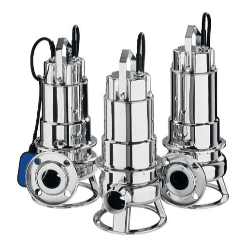 Pompa zatapialna ze stali nierdzewnej AISI 304 z wirnikiem jednokanałowym (DW) lub vortex (DW VOX) do instalacji stałych i mobilnych. 