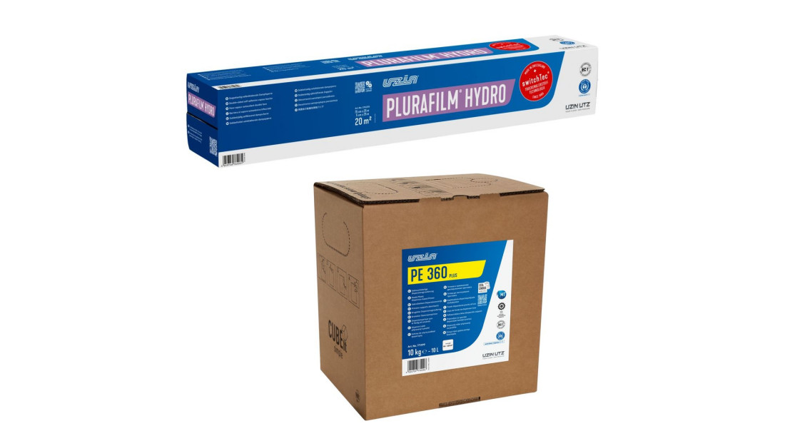 UZIN Plurafilm Hydro i UZIN PE 360 PLUS - montaż podłóg bez ograniczeń wilgotności szczątkowej podłoża
