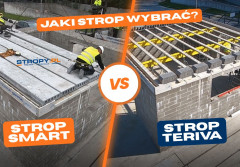 Strop Teriva vs Smart – porównanie montażu, kosztów i parametrów