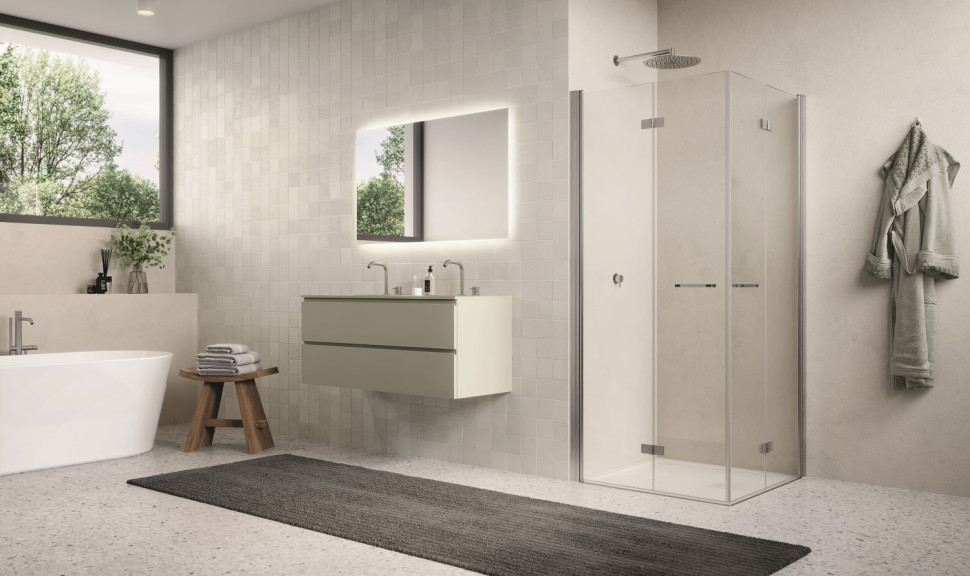 jasne płytki w łazience