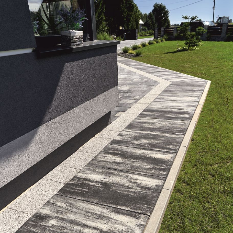 Bulwar onyks i Patio płukany biały