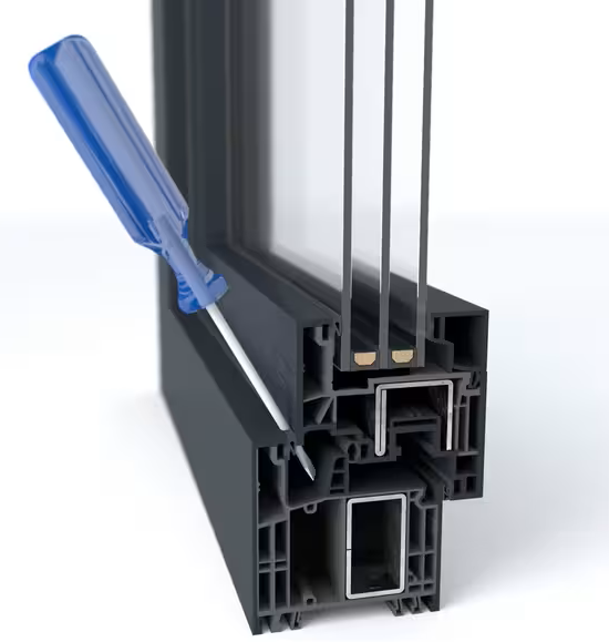 Zwiększone bezpieczeństwo dzięki uszczelnieniu z twardego PVC