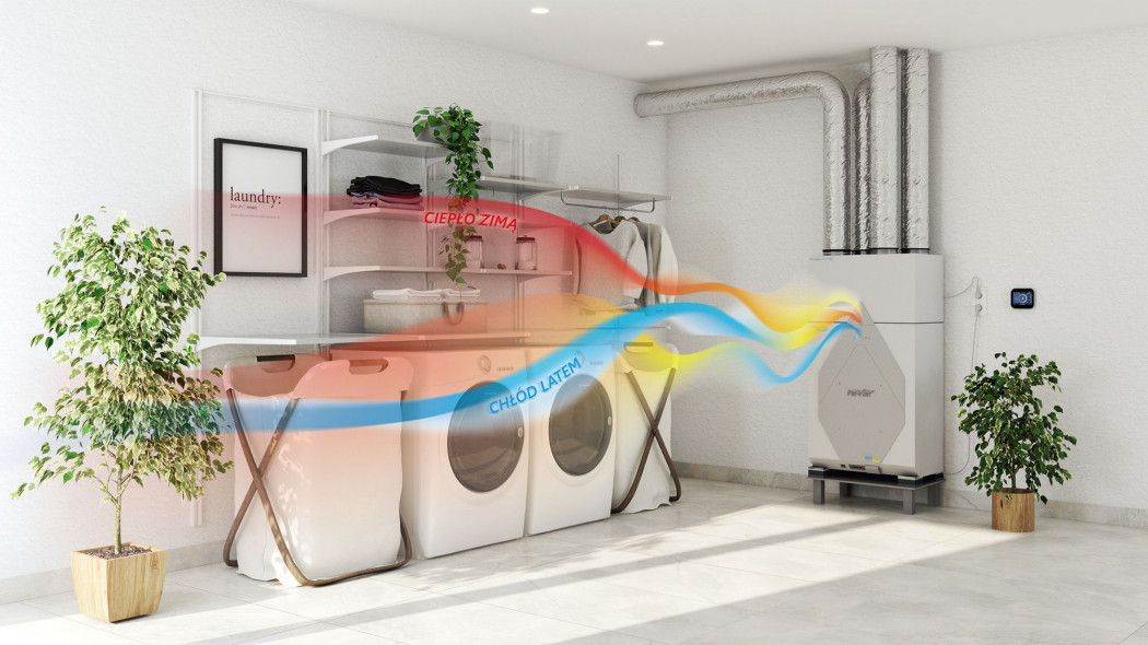Centrala wentylacyjna MISTRAL HOME PC: inteligentna symbioza rekuperacji i pompy ciepła
