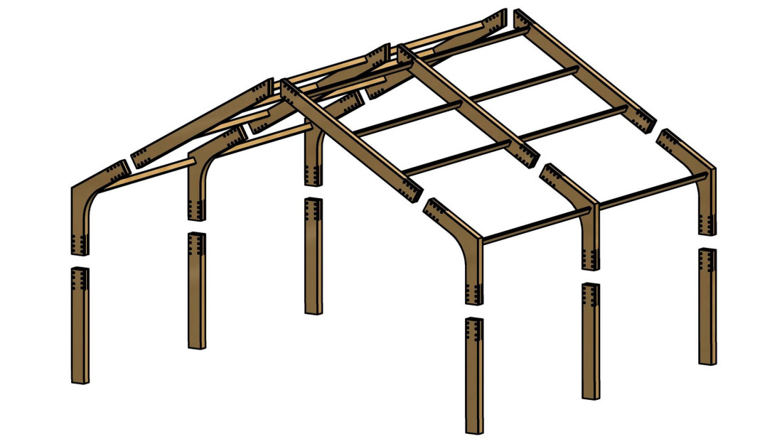 System modułowy z drewna klejonego TCLwood618® - projektuj i buduj swobodnie