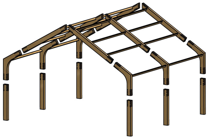 System modułowy z drewna klejonego TCLwood618® - projektuj i buduj swobodnie