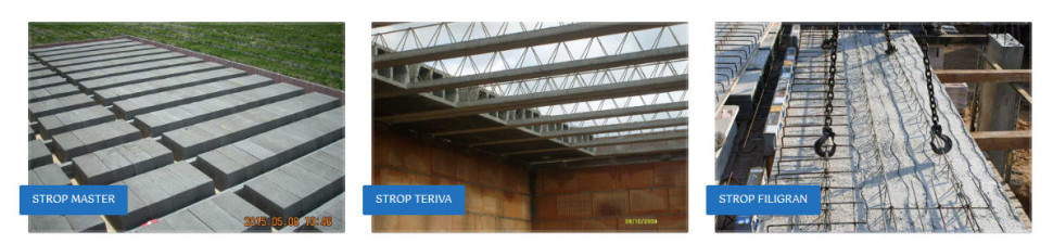 Różne rodzaje stropów