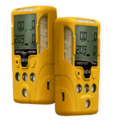 WatchGas SST4 - czterogazowy przenośny detektor gazu.