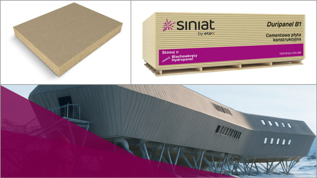 Siniat na Antarktydzie - płyty Duripanel B1 w budowie nowej Stacji Arctowskiego