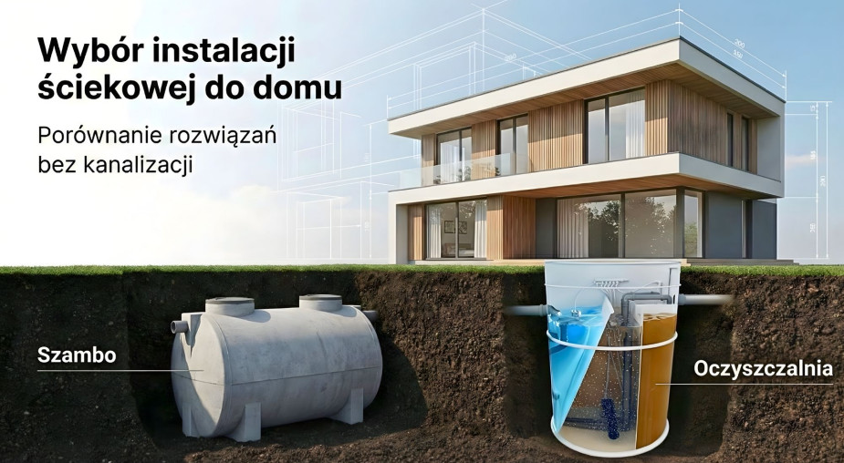 Szambo czy oczyszczalnia? Wybór dla właścicieli domów jednorodzinnych bez kanalizacji