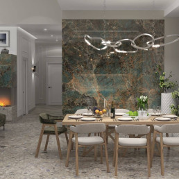 Fornir kamienny, czyli kamień w rolce do dekoracji ścian - wygląda luksusowo, a waży tyle co tapeta