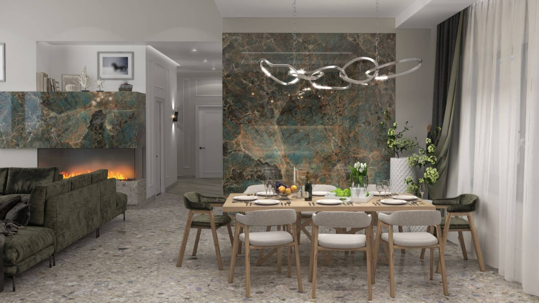 Fornir kamienny, czyli kamień w rolce do dekoracji ścian - wygląda luksusowo, a waży tyle co tapeta