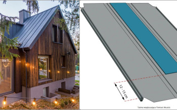 Panele dachowe na rąbek stojący - elegancja, szczelność i szybki montaż 
