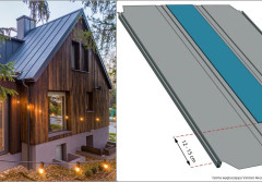 Panele dachowe na rąbek stojący - elegancja, szczelność i szybki montaż 