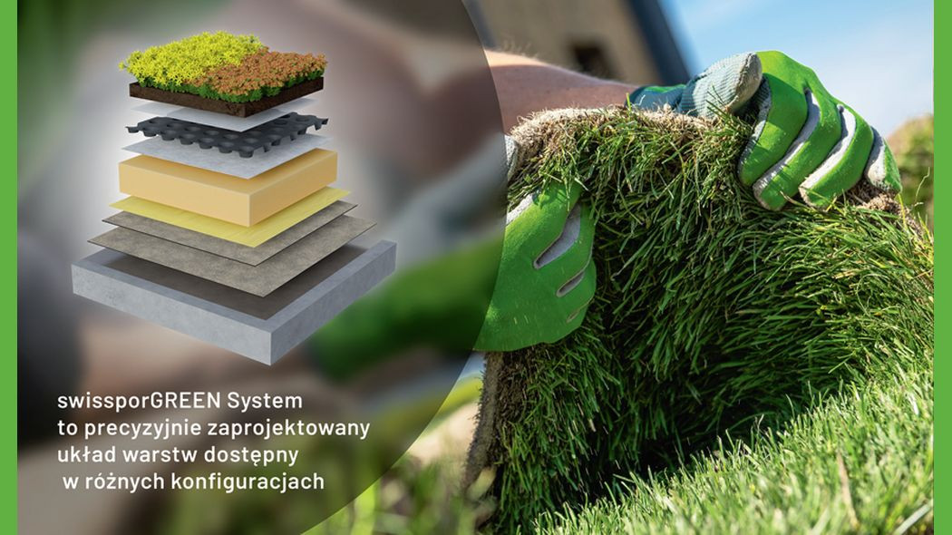 swissporGREEN System - system dachów zielonych dla nowoczesnej architektury