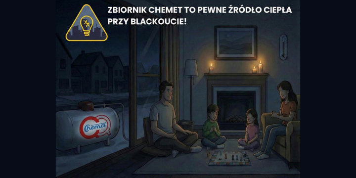 Blackout i awarie sieci. Dlaczego własny zbiornik na gaz to najbezpieczniejsze rozwiązanie na takie sytuacje?
