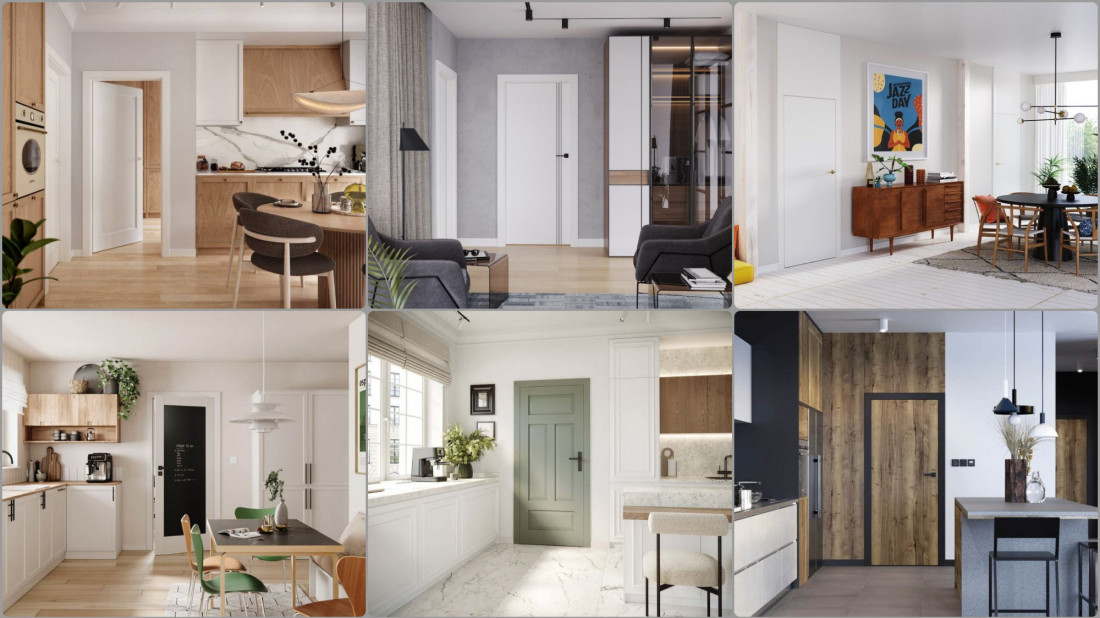 Trendy w drzwiach wewnętrznych na 2026 - klasyka, ciepły minimalizm i geometryczny detal