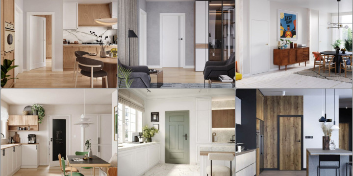 Trendy w drzwiach wewnętrznych na 2026 - klasyka, ciepły minimalizm i geometryczny detal