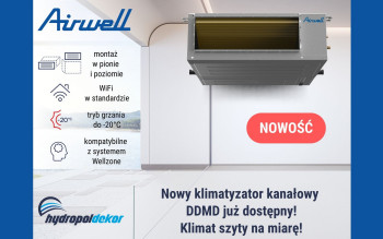 Jednostka kanałowa DDMD - dyskretna klimatyzacja do domu i biura