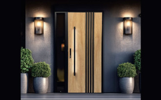 Elegancja w prostej formie. Nowy model drzwi stalowych od Staprodukt-Zamość